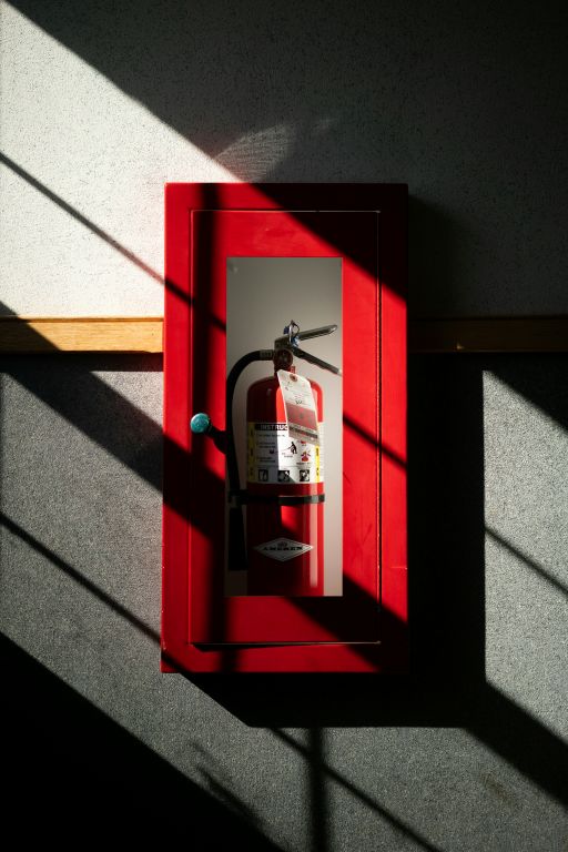 Fire safety equipment - Professional fire extinguisher in training facility